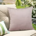 thumbnail image 2 of Efavormart 2 Pack | 18"x18" Velvet Throw Pillow Cover, Decorative Cushion Case - Square - Mauve, 2 of 5