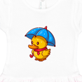 thumbnail image 3 of Inktastic Rainy Ducky Girls Toddler Dress, 3 of 4