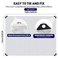 thumbnail image 2 of Heavy Duty Tarp 16 x 12 ft, Waterproof Tarps with Grommets Every 19.7", 10 Mil Thick Protective Tarps Cover, Large Multi-Purpose Tarps for Home,Boats,Cars,Camping,Protective Cover, (Silver), 2 of 7