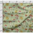 thumbnail image 2 of Soimoi Veggies Print, Poly Taffeta Fabric, Decor Sewing Fabric by The Yard 56 Inch Wide, Decorative Fabric for Outdoor Upholstery, Umbrellas and Home Accents, Light Green, 2 of 5