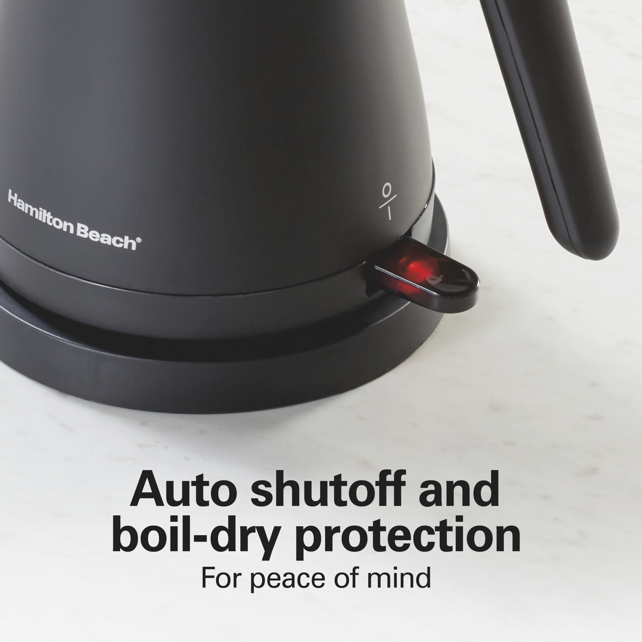 Hamilton Beach Compact Gooseneck Electric Kettle, Tea & Water Kettle, 0.6L (20 oz)