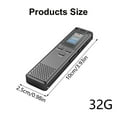 thumbnail image 5 of 8/32/64GB Portable Digital Voice Recorders with Noise Reduction, USB Charge, MP3 Playback for Lectures and Meetings, 5 of 10
