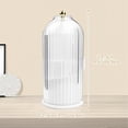 thumbnail image 5 of Makeup Brush Holder with Lid, Dustproof Rotating Cosmetic Organizer for Vanity, Bathroom, Countertop, 5 of 8
