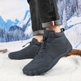 thumbnail image 6 of PLERISE Men's Waterproof Winter Snow Boots, Insulated Warm Outdoor Shoes with Anti-Slip Sole for Hiking, Walking, and Cold Weather Adventures, 6 of 9