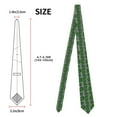 thumbnail image 2 of Fuzoiu Palm Greenery Print Men's Necktie,Business Necktie,Mens Ties for Business Wedding Graduation, 2 of 7