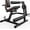 Black, variant on Leg Extension Curl Machine - Adjustable Leg Curl Machine with 700lbs Capacity