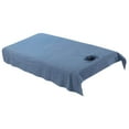 thumbnail image 3 of tredstone Reusable Washable Cotton Acupuncture Massage Table Bed Pad Cover Dark Blue, 3 of 5