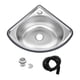 thumbnail image 1 of Kitchen Sink Motorhome Single Bowl Corner Drop Sinks Drawing Tool Square Camper, 1 of 5