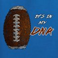thumbnail image 6 of Wild Bobby Football Fingerprint It's in My DNA Sports Women Standard V-Neck Tee, 6 of 6