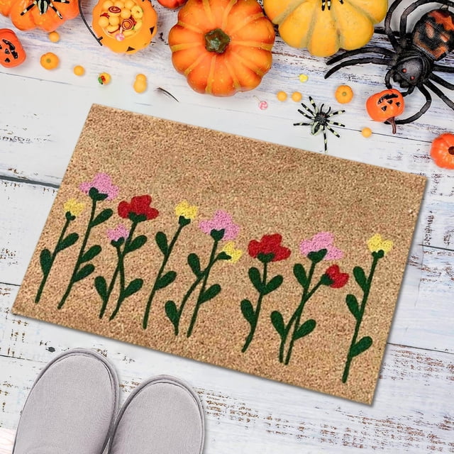 BUTASY Door Mat Halloween Entrance Mat Living Room Festive Decoration Mat Kitchen Floor Mat