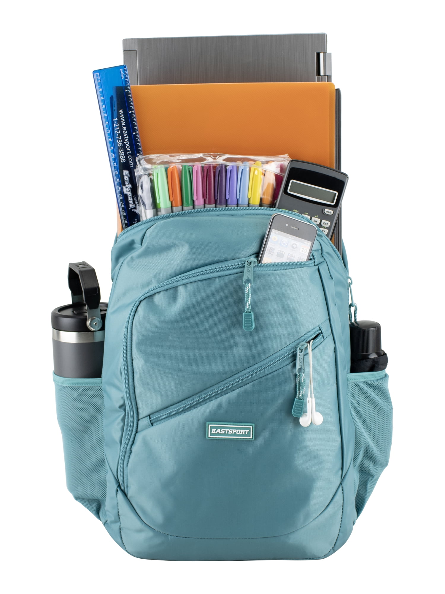 Eastsport Unisex 18.5" Rocket Sport Backpack, Soft Teal