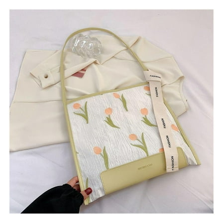 

Canvas Tote Bag Shoulder Bag Sports Gym Lunch Yoga Shopping Travel Bag for Vacation Work Travel Green