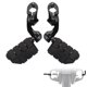 thumbnail image 1 of FOVPLUE Estriberas de carretera de 1,25 pulgadas, clavijas de carretera ajustables en ángulo corto con soportes para Harley Touring Street Glide Electra Glide Road King Softail CVO Dyna Trike VRSC Spo, 1 of 1