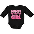 thumbnail image 3 of Inktastic Poppop Girl Granddaughter Girls Long Sleeve Baby Bodysuit, 3 of 5