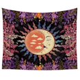 thumbnail image 1 of Tapiz de jardín de luna, tapiz de mandala floral para colgar en la pared, sueño psicodélico/tapiz de luna durmiente para dormitorio BANYUO Hogar, 1 of 4