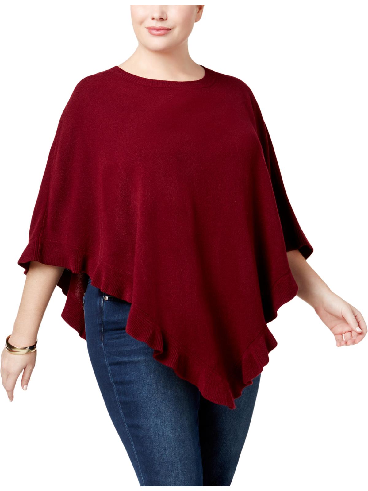 karen scott poncho sweater