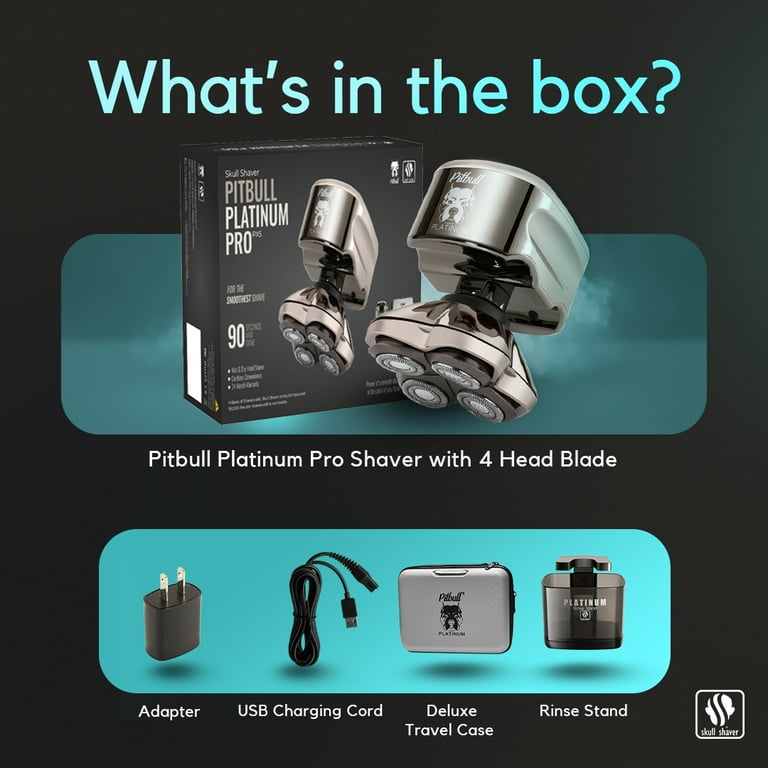 Skull Shaver Platinum PX5 ‚Äì Rinse Stand & Travel Case - Walmart.com