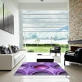 thumbnail image 7 of Ahgly Company Machine Washable Indoor Square Transitional Heliotrope Purple Area Rugs, 3' Square, 7 of 7