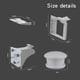 thumbnail image 4 of Cerradura de seguridad magnética protectora, cerradura magnética invisible, cerradura antipellizcos para cajón de bebé, cerradura magnética para niños, 4 of 4