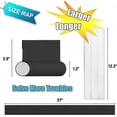 thumbnail image 2 of Door Draft Stopper,one Sided Door Draft Stopper, Adjustable Door Sweep Noise Blocker, Self-adhesive Bottom Seal Strip For Interior Exterior Doors, 2 of 5