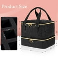 thumbnail image 4 of Nail Polish Organizer Bag Holds 42 Bottles, Black Storage Case for Nail Tech Supplies, 4 of 5