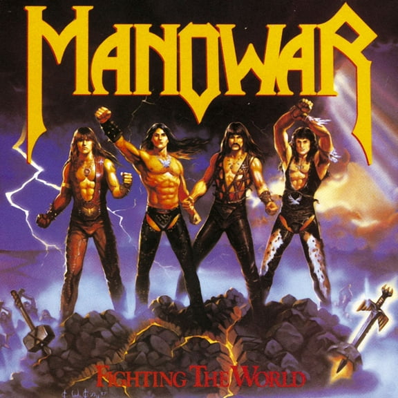 Manowar Fighting the World (Vinyl Record) 12" Album