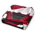 thumbnail image 2 of Suny A Cortland Logo Fleece Blanket, Very Soft Microfiber Flannel Blanket for Couch Warm and Cozy for All Seasons, Black, 2 of 6