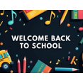 thumbnail image 4 of LUUFILx Welcome Back to School Banner Backdrop for Classroom Decor Kids Event Background Party Decorations School Supplies Photography Props Backdrop Banner, 4 of 8