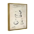 thumbnail image 3 of Stupell Industries Vintage Toy Duck Diagram Graphic Art Metallic Gold Floating Framed Canvas Print Wall Art, Design by Karl Hronek, 3 of 6