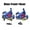 Blue A Pair, variant on Line Pulling Hydraulic Disc Brake Calipers Front & Rear ,Comfortable Operation