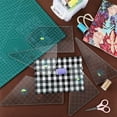 thumbnail image 6 of Acrylic Quilting Template Set, 20x20cm Cutting Rulers, for DIY Sewing Patchwork Quilt Projects, 6 of 6