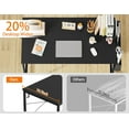 thumbnail image 4 of . Computer Desk with Non-Woven Storage Bag Office Work Desk for Small Spaces Writing Study Industry Modern Table for Bedroom Home Office, 4 of 9