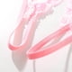 thumbnail image 3 of Ropa interior sexy transparente tentadora de encaje de gama abierta que no se quita las bragas de tanga para mujer, 3 of 6