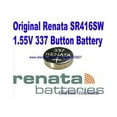 thumbnail image 2 of Renata 337 - SR416 Silver Oxide Button Battery 1.55V - 5 Pack, 2 of 2