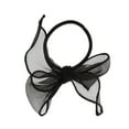 thumbnail image 4 of Unique Bargains 1 Pc Grace Solid Bow Ribbon Hair Elastic Band Black, 4 of 5