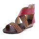 thumbnail image 2 of Zapatos de tacón de cuña tejido para mujer, sandalias con cremallera, sandalias de playa informales, zapatos romanos Wmkox8yii sa1291, 2 of 7