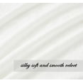 thumbnail image 5 of Chezmoi Collection Lux Cream White Crushed Velvet Curtains 2 Panel Set, Room Darkening Luxury Distressed Velvet Rod Pocket Window Drapes for Living Room Bedroom 50" W x 72" L, 5 of 9