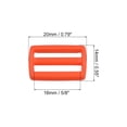 thumbnail image 2 of Unique Bargains Orange Tri-Glide Slide Buckles Webbing Strap Fastener (100 Pack), 2 of 5