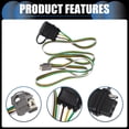 thumbnail image 3 of 1 Juego de Kit de Arnes de Cableado de Remolque de 4 Pines para Chevrolet Equinox 2010-2017 Negro, 3 of 7