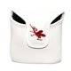 thumbnail image 1 of Funda para cabeza de putter de golf Zulema cuero PU blanco forro interior de felpa, 1 of 8