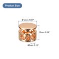 thumbnail image 2 of Uxcell 8Pack Metal Cord Locks, 3mm Double Hole Toggle Spring Stop Cord Locks End Fastener Slider, Gold Tone, 2 of 6