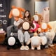 thumbnail image 5 of Almohada de cabeza pequeña de peluche, animal, oso, cabeza pequeña, músculo grande, cuerpo perezoso, zorro, unicornio, leopardo, abrazo para novio, regalo de Navidad, 5 of 5