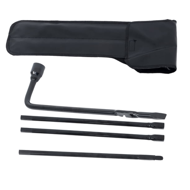 LABLT Kit de herramientas de llaves para pernos de neumático de repuesto de 4 piezas para Chevy Silverado 1500, repuesto para gato de GMC Sierra 2000-2014