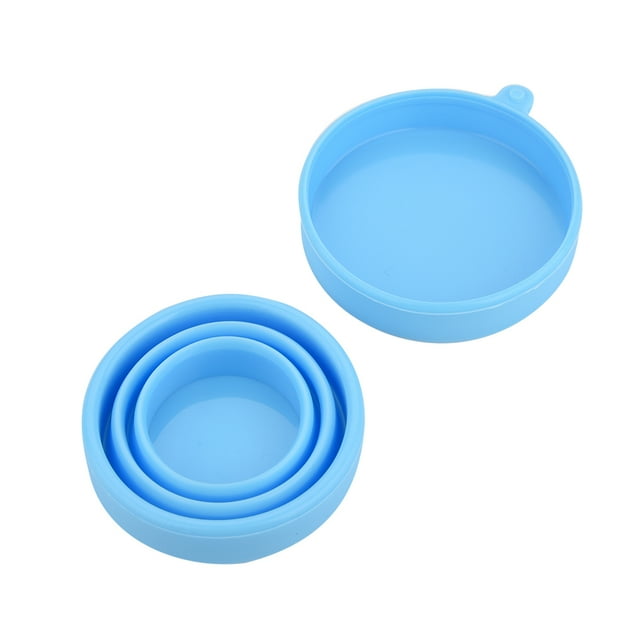Taza Plegable Jadeshay de Silicona para Acampar Azul Verde Amarillo Rosa