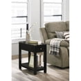 thumbnail image 2 of New Classic Furniture Noah 1-Drawer Faux Marble & Wood End Table in Espresso, 2 of 7