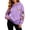 Light Purple, variant on Hoodies for Women Goth Halloween Ghost Pumpkin Floral Graphic Pullover Hooded Sweatshirt Streetwear Holiday Top Fall Winter Oversized Sweatshirts with Kangaroo Pocket Army Green L