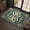 Green, variant on Machine Washable Snake Rug 2x3, Forest Floral Gothic Area Rugs for Living Room Bedroom, Non Slip Low-Pile Thin Black Carpet for Entryway Ktichen