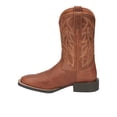thumbnail image 3 of Justin Boots Mens Canter 11 Inch Square Toe Cowboy  Mid Calf Boots, 3 of 5