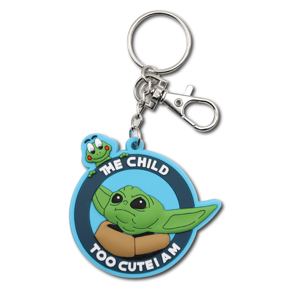 Star Wars Yoda Jedi Master Enamel & Metal Dog Tag Key Chain Keychain Zipper Pull 