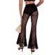 thumbnail image 3 of Sonducket Pantalones de verano de estilo gótico para mujer, pantalones largos de pierna ancha de encaje, ropa de calle Prendas para la parte inferior del cuerpo Negro METRO, 3 of 6